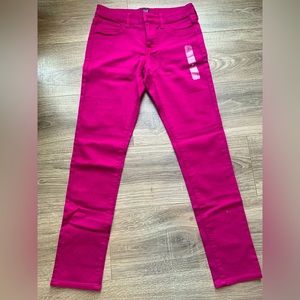GAP denim skinny jeans for girls size 14 purple